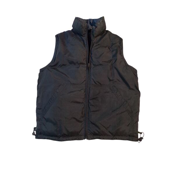 Gap Reversible Down Puffer Vest Mens size Small Gorpcore Outdoors Hiking Working - Picture 2 of 13